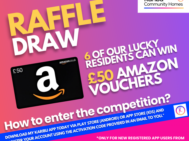 Join the My Karibu App Raffle and Win One of Six £50 Amazon Vouchers!*